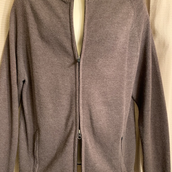 Eddie Bauer Men's Zip Up Sweater - Brown - Picture 11 of 13